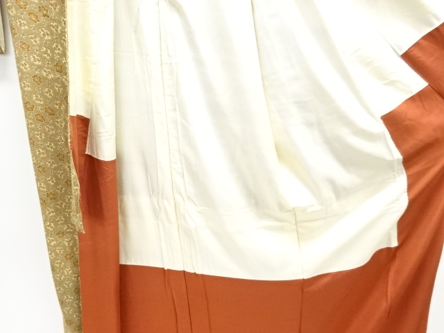  大正ロマン　錦紗花模様着物